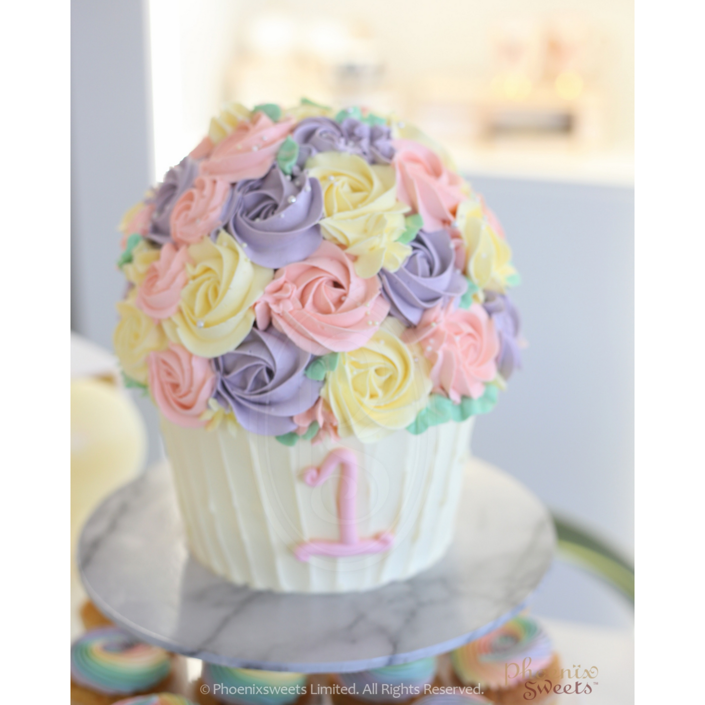 Butter Cream Cake - Giant Cupcake