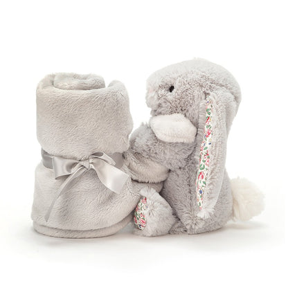 Jellycat Soft Toy - Blossom Blush Silver Bunny Soother (17cm Tall)