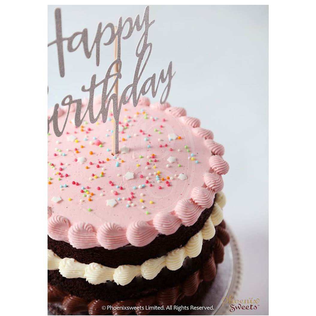 Chocolate Raw Birthday Cake for Kid's Birthday and Baby Shower 立體 生日蛋糕 3D Cake
