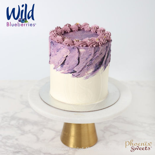 Mini Butter Cream Cake - Fruit Cake with Blueberries