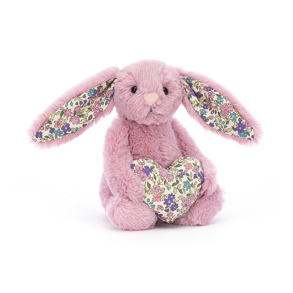 Jellycat Soft Toy - Blossom Heart Tulip Bunny (15cm tall)