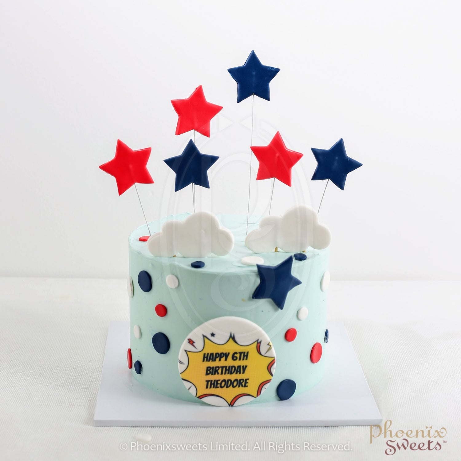 Butter Cream Cake - Superhero Cake