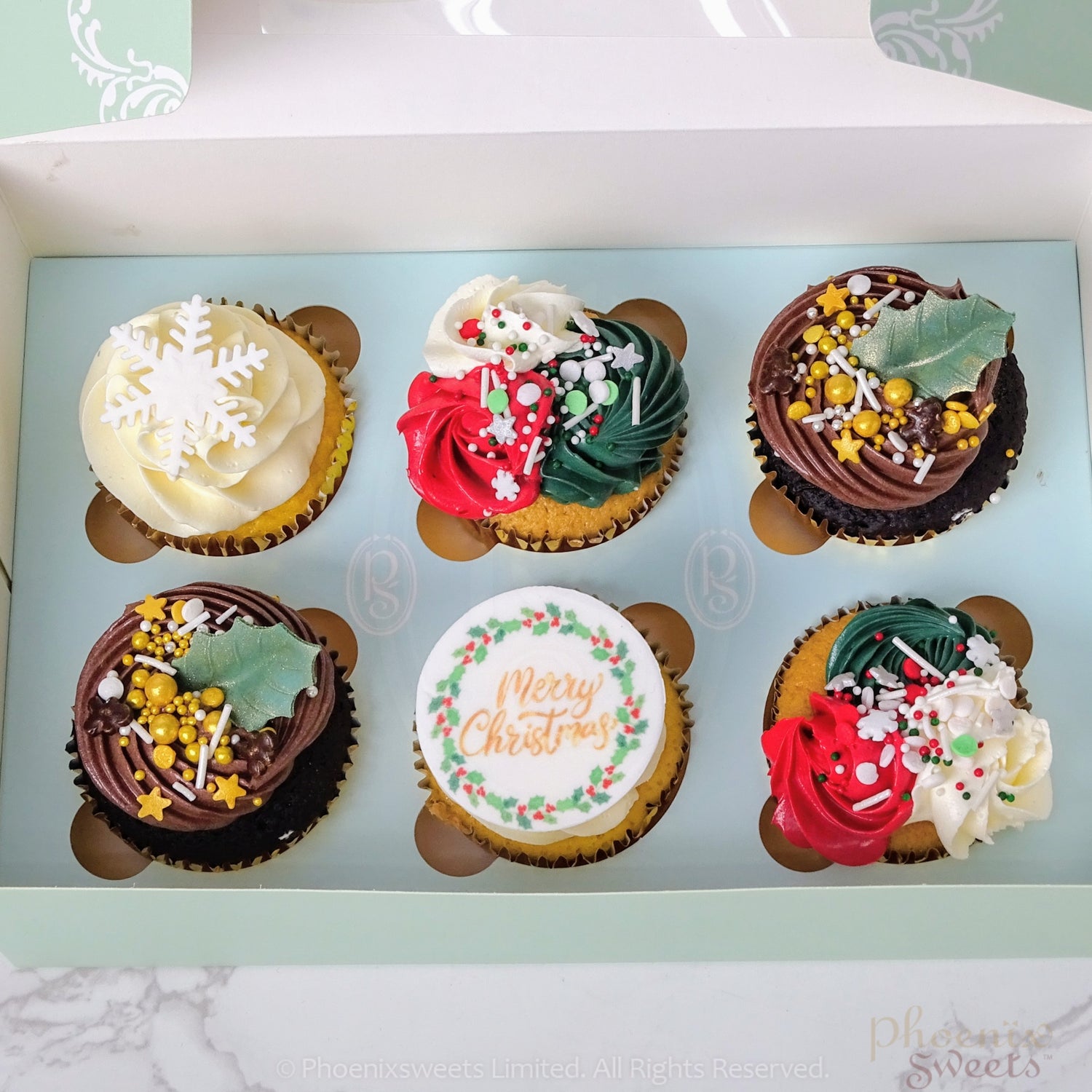 2024 Christmas - Butter Cream Cupcake Set