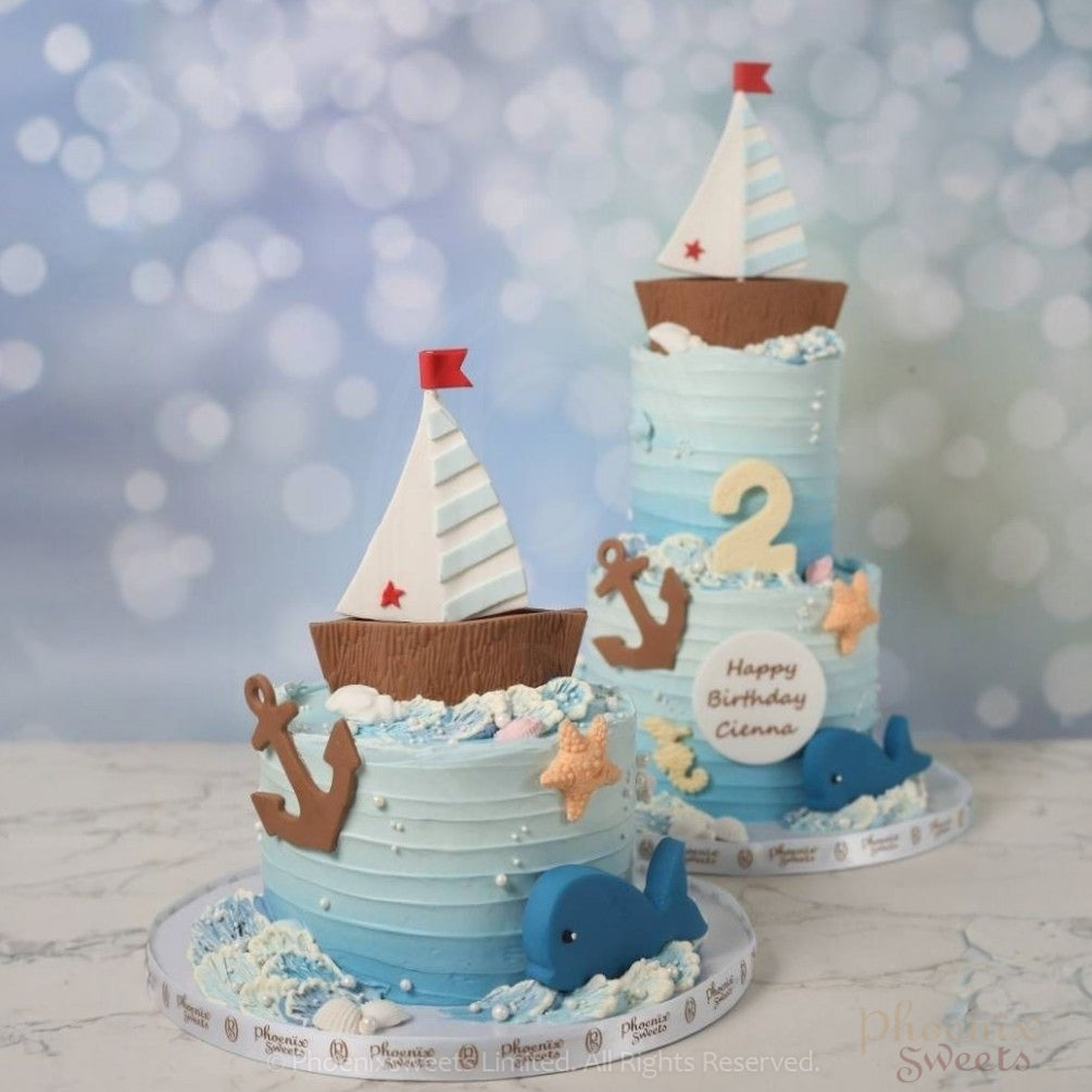 Butter Cream Cake - Happy Sailing Cake