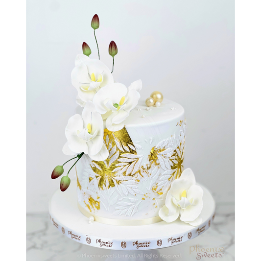 Fondant Cake - Orchid Cake