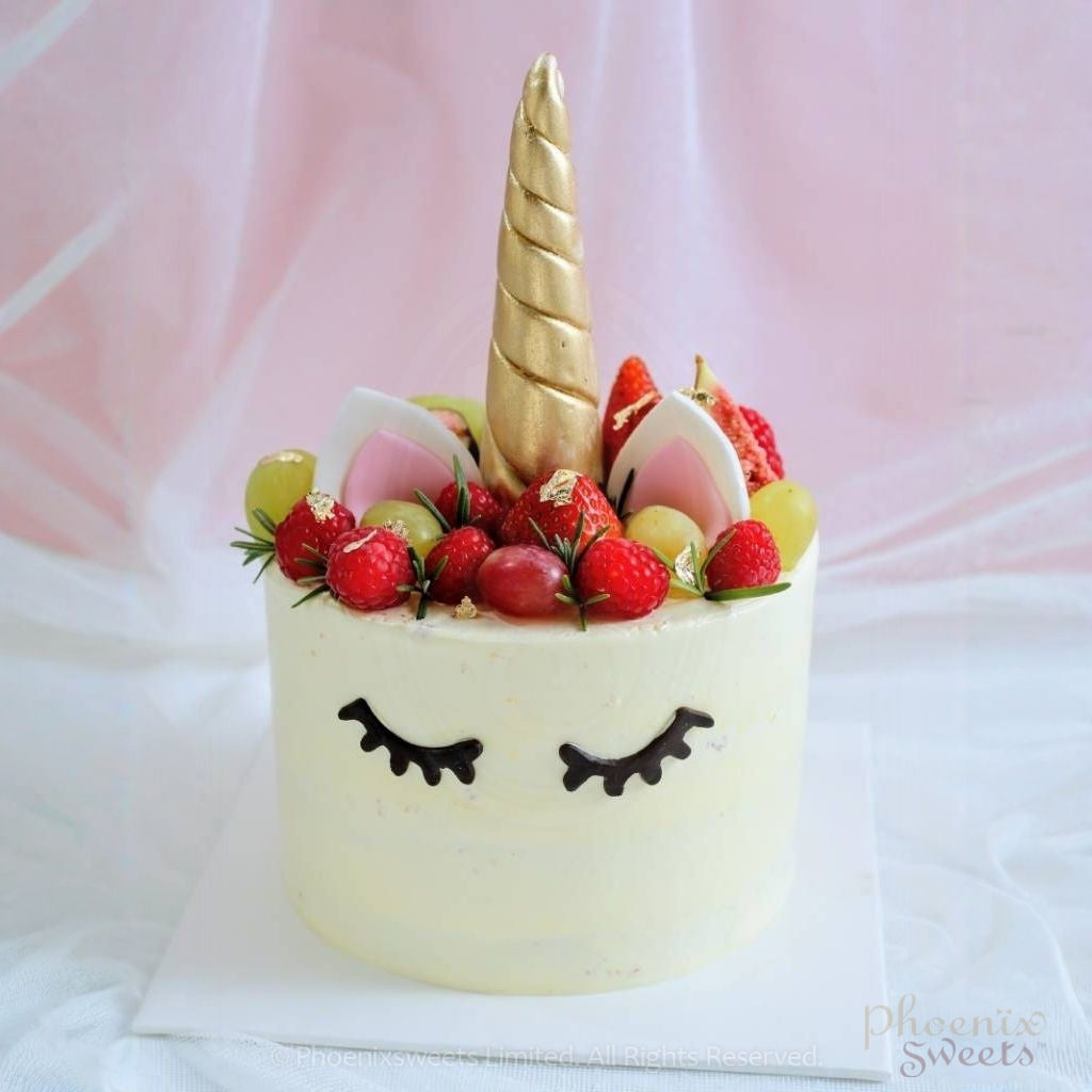 Butter Cream Cake - Semi Raw Unicorn Cake