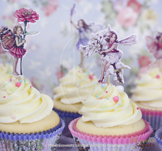 Cupcake Decoration Set - Flower Fairy (Not including cupcake)