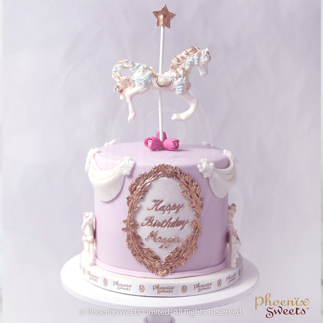 Carousel Cake for Kid's Birthday and Baby Shower 立體 生日蛋糕 3D Cake 