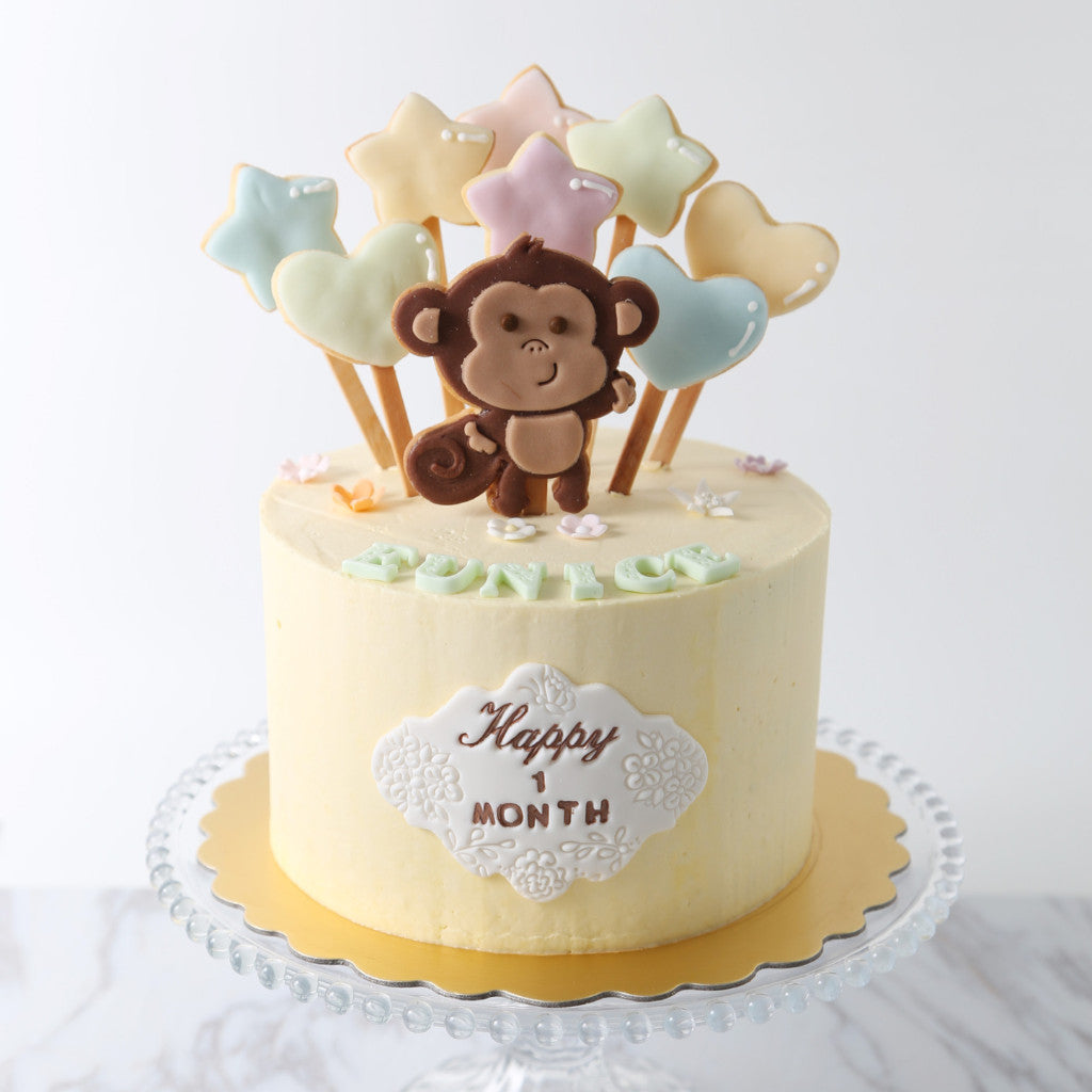 Cute Little Animal Birthday Cake for Kid's Birthday and Baby Shower 立體 生日蛋糕 3D Cake 