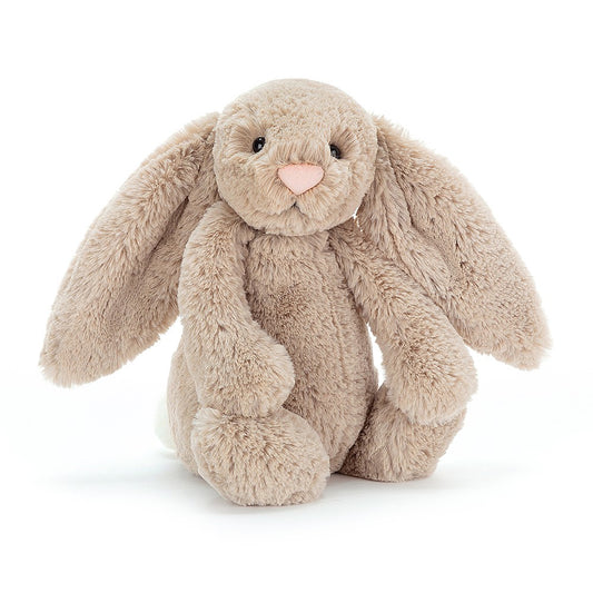 Jellycat Soft Toy - Bashful Beige Bunny Small (18cm tall)