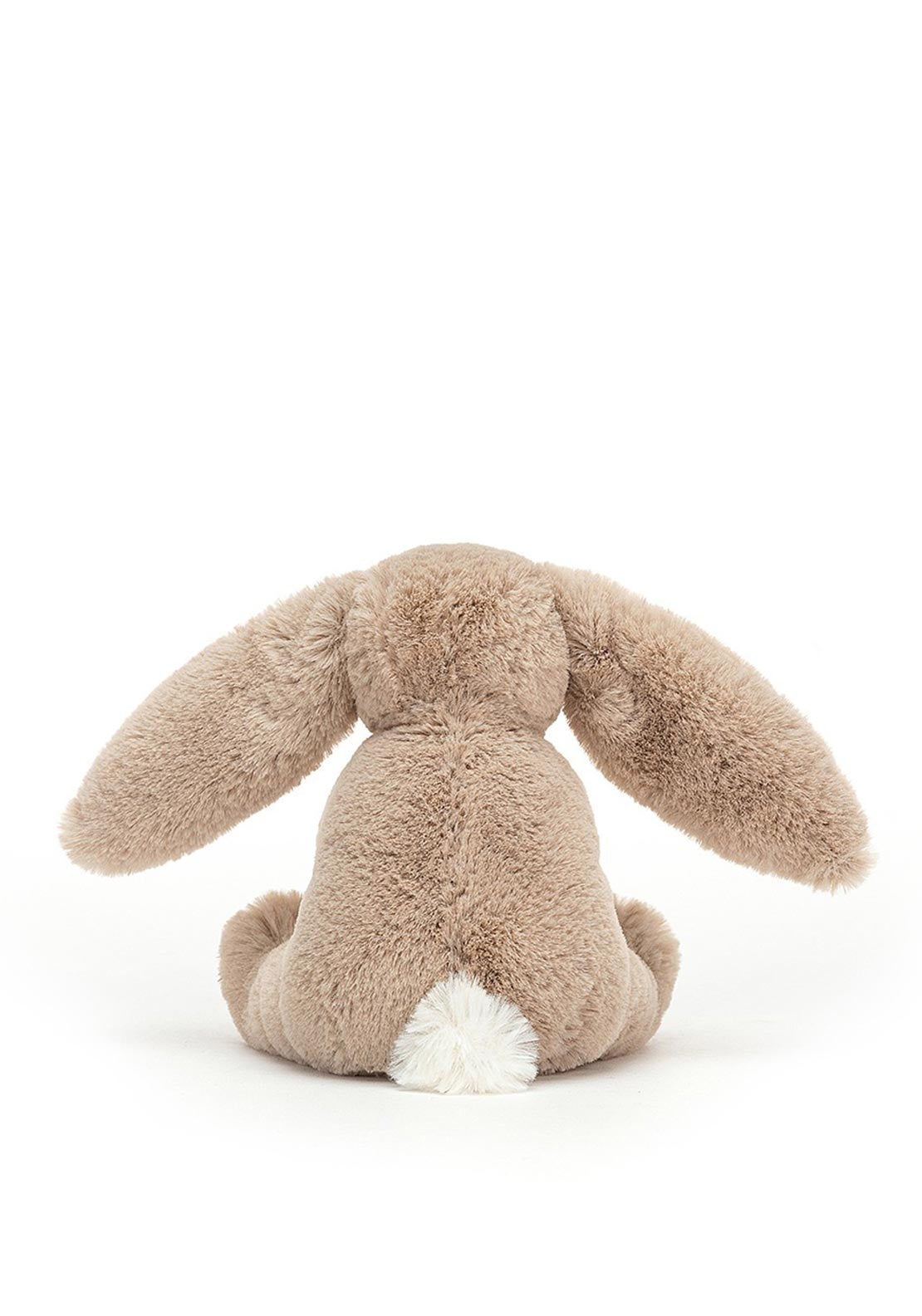 Jellycat Soft Toy - Bashful Beige Bunny Wooden Ring Toy (13cm tall)