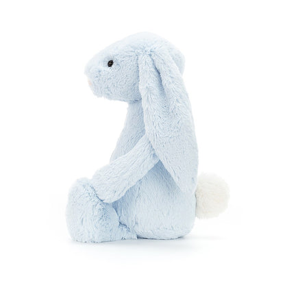 Jellycat Soft Toy - Bashful Blue Bunny Baby (13cm tall)