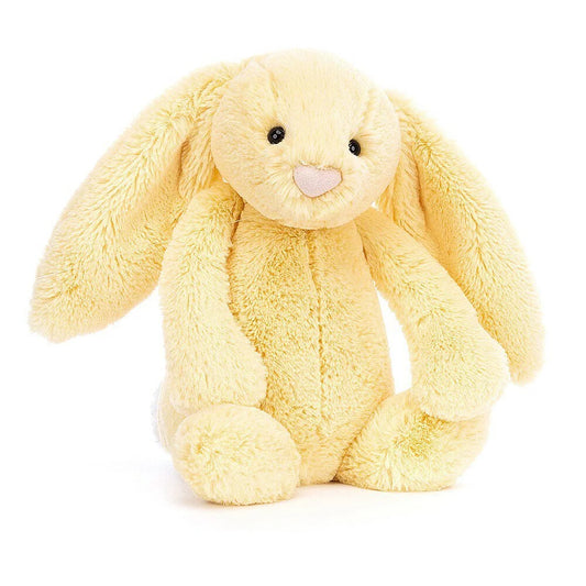 Jellycat Soft Toy - Bashful Lemon Bunny Medium (31cm tall)