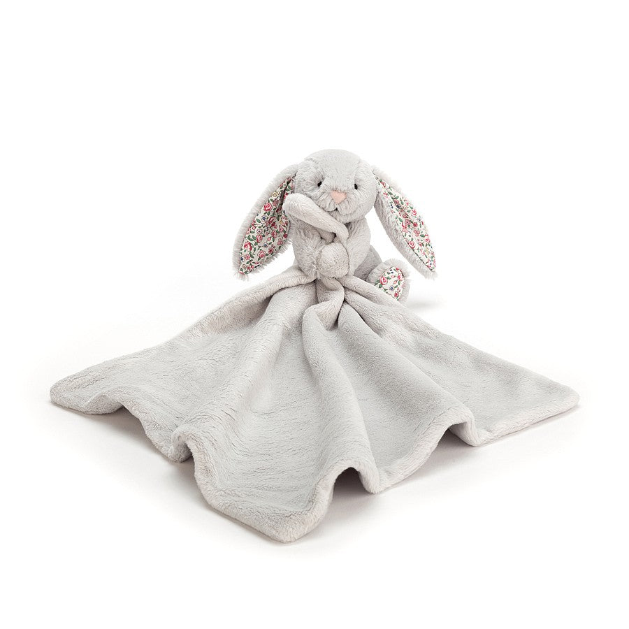 Jellycat Soft Toy - Blossom Blush Silver Bunny Soother (17cm Tall)