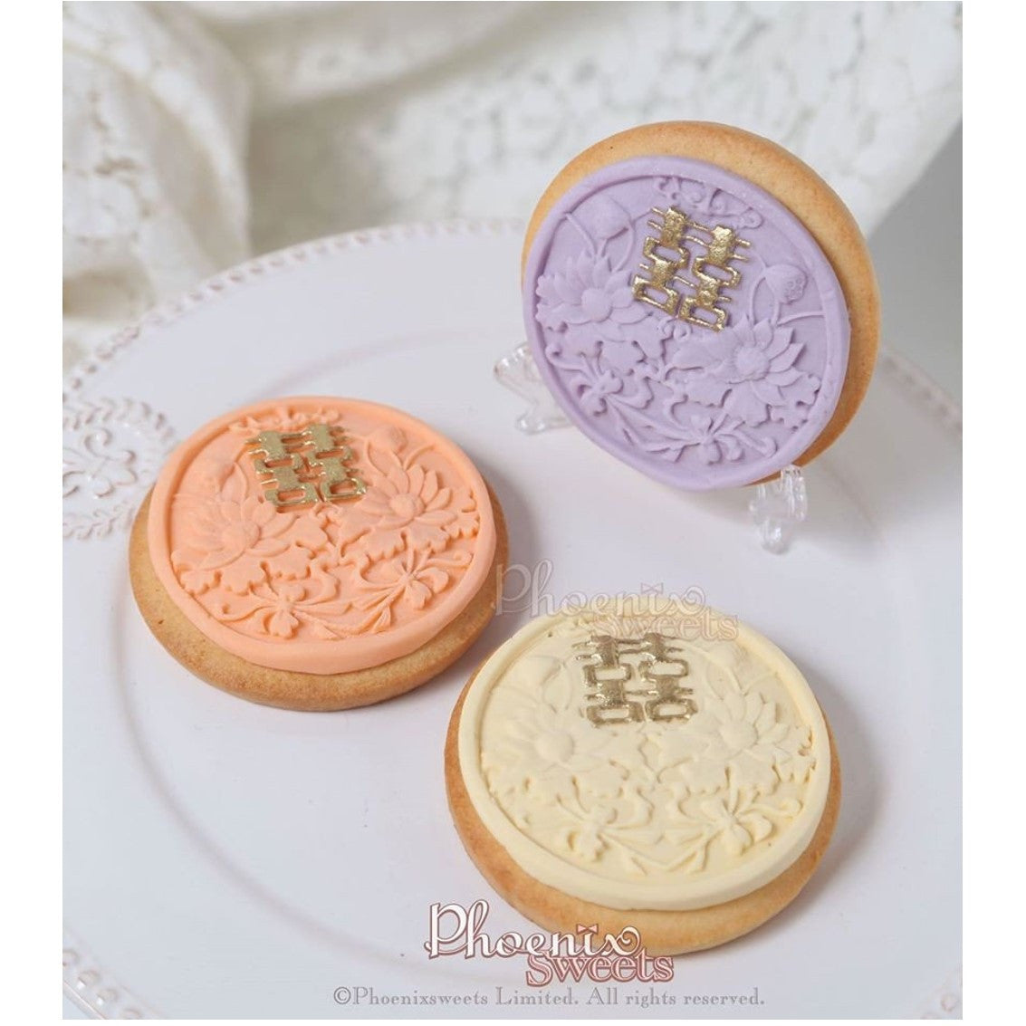 Phoenix Sweets - Double Happiness Cookie Wedding Hong Kong