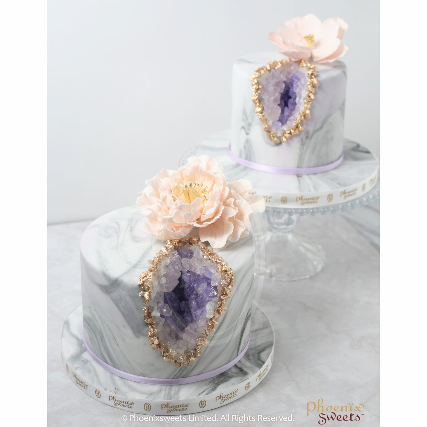 Fondant Cake - Amethyst Cake
