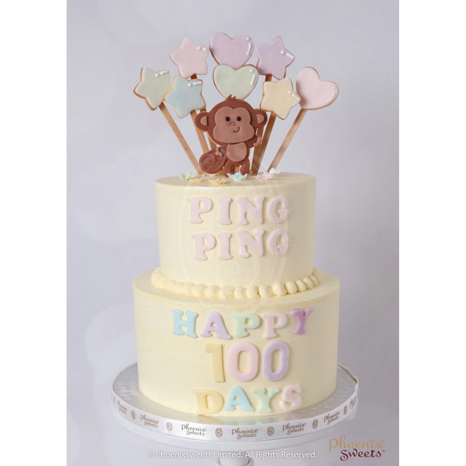 Cute Little Animal Birthday Cake for Kid's Birthday and Baby Shower 立體 生日蛋糕 3D Cake 