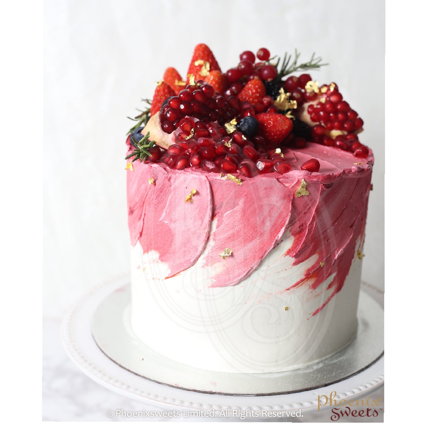 [h.f.flora x Phoenix Sweets] Bouquet & Cake Combo $2380 set